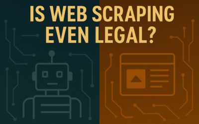 Is web scraping even legal?